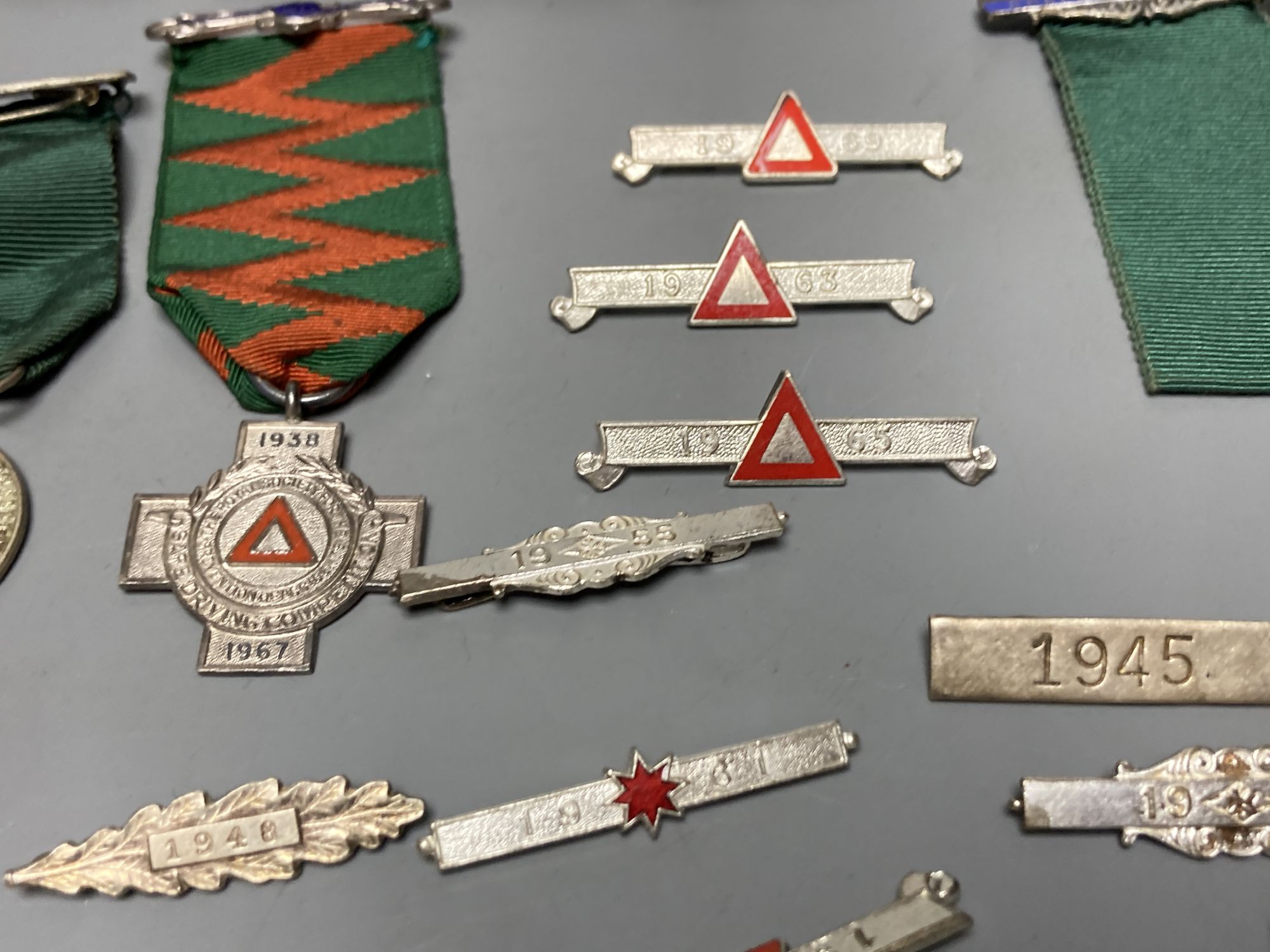 A quantity of assorted medals